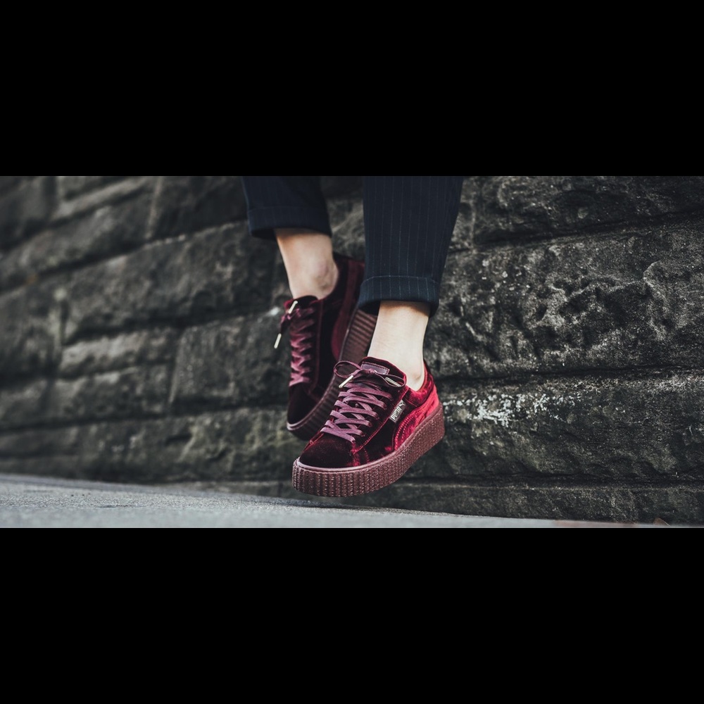 😍 SOLD! SOLD!Puma x Rihanna Fenty Velvet Creepers - Picture 2 of 8
